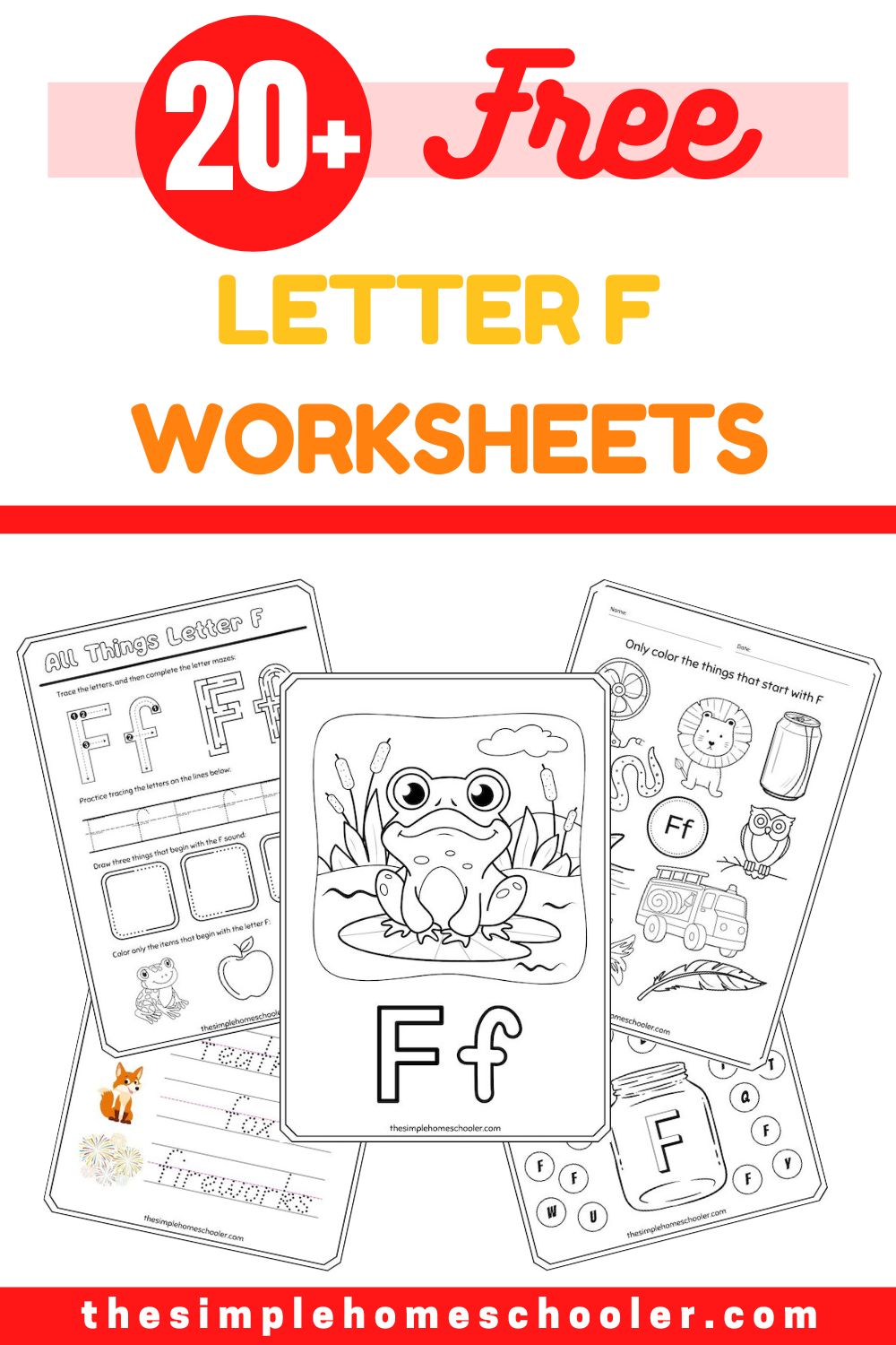 Free letter f worksheets easy to print