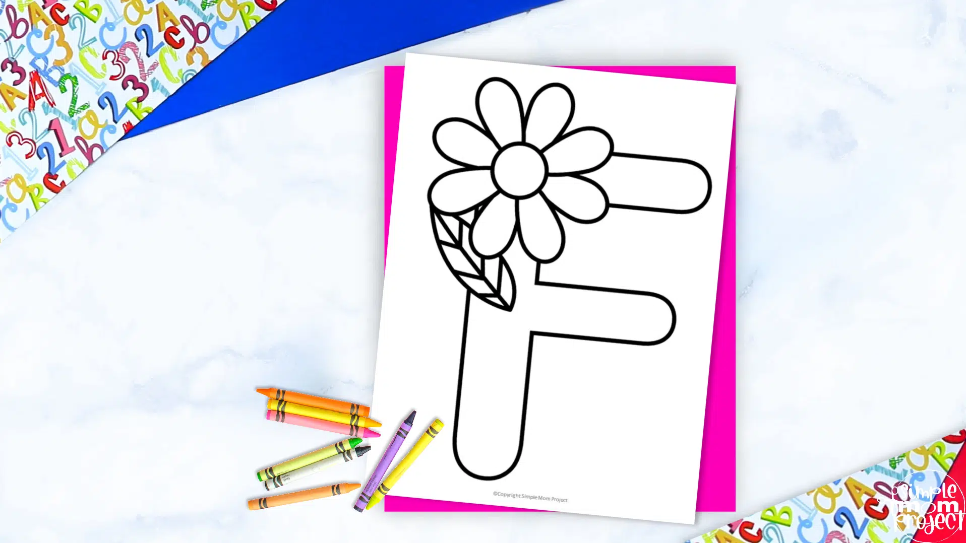 Fun printable alphabet coloring pages â simple mom project