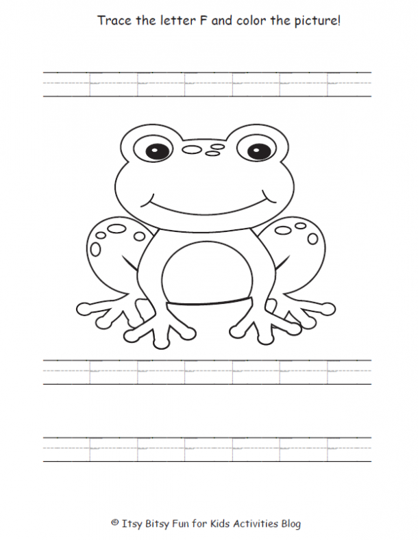 Free letter f worksheets for preschool kindergarten kids activities blog