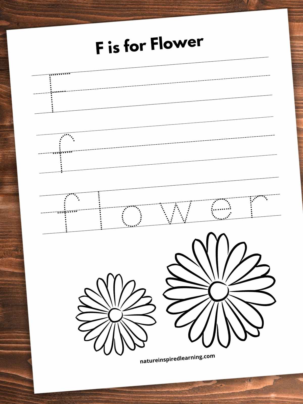 Letter f tracing worksheets free