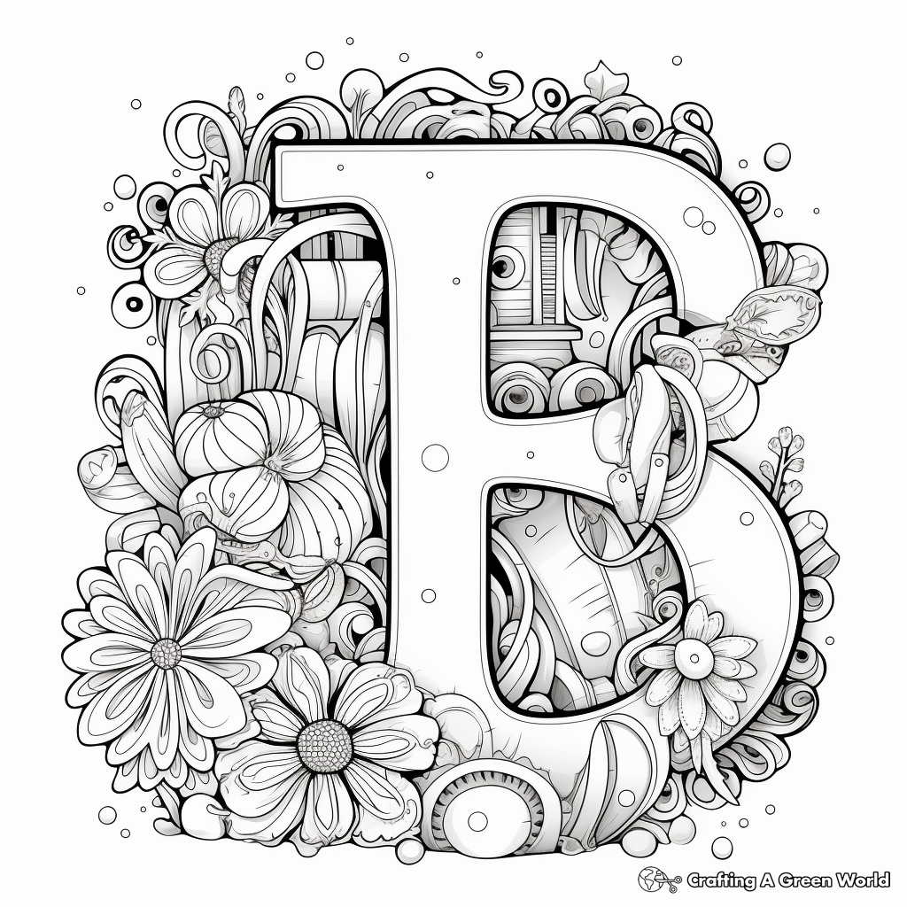 Alphabet coloring pages