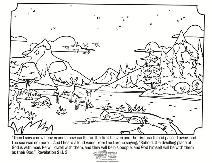 Revelation coloring page