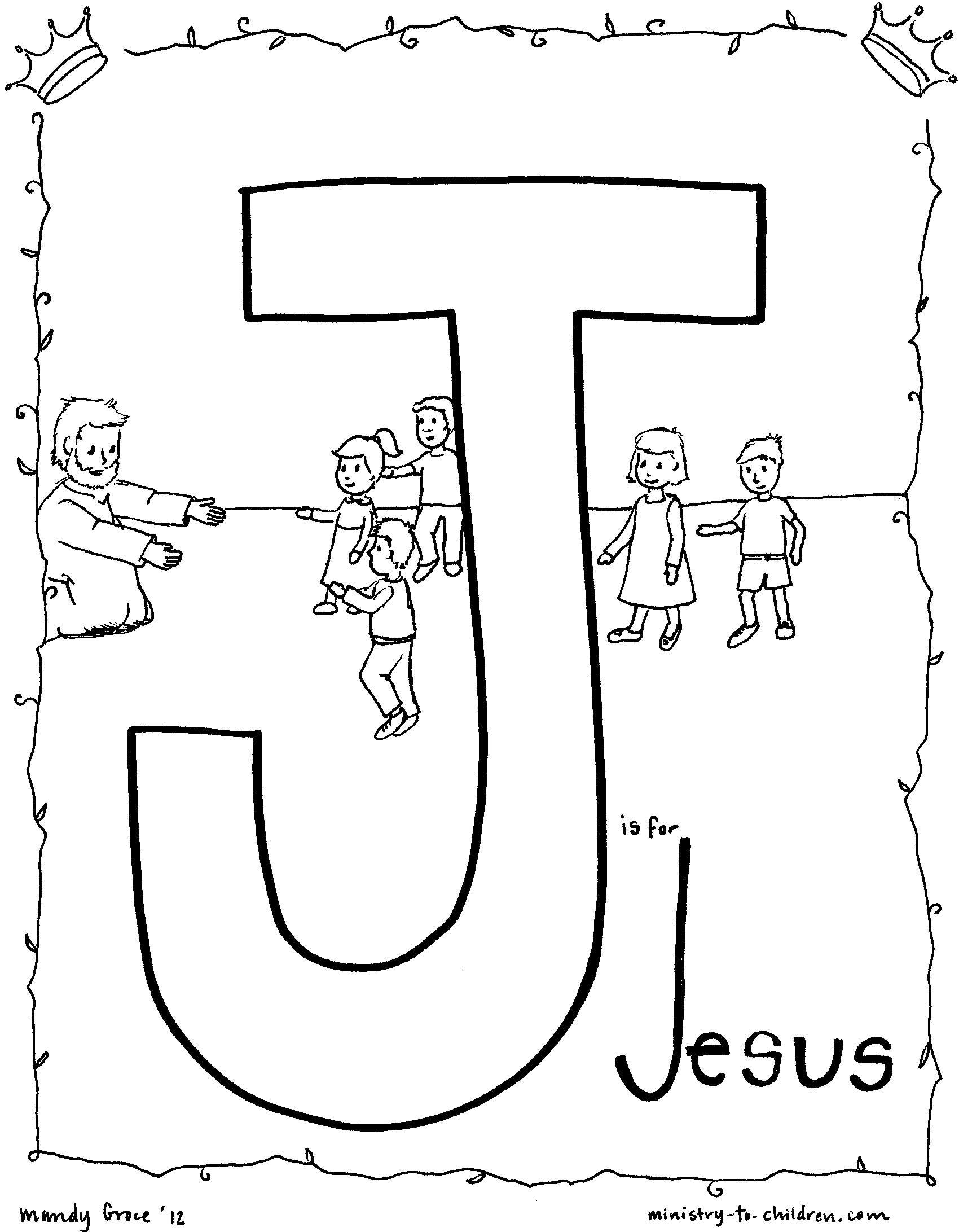 Bible alphabet coloring pages pages download only