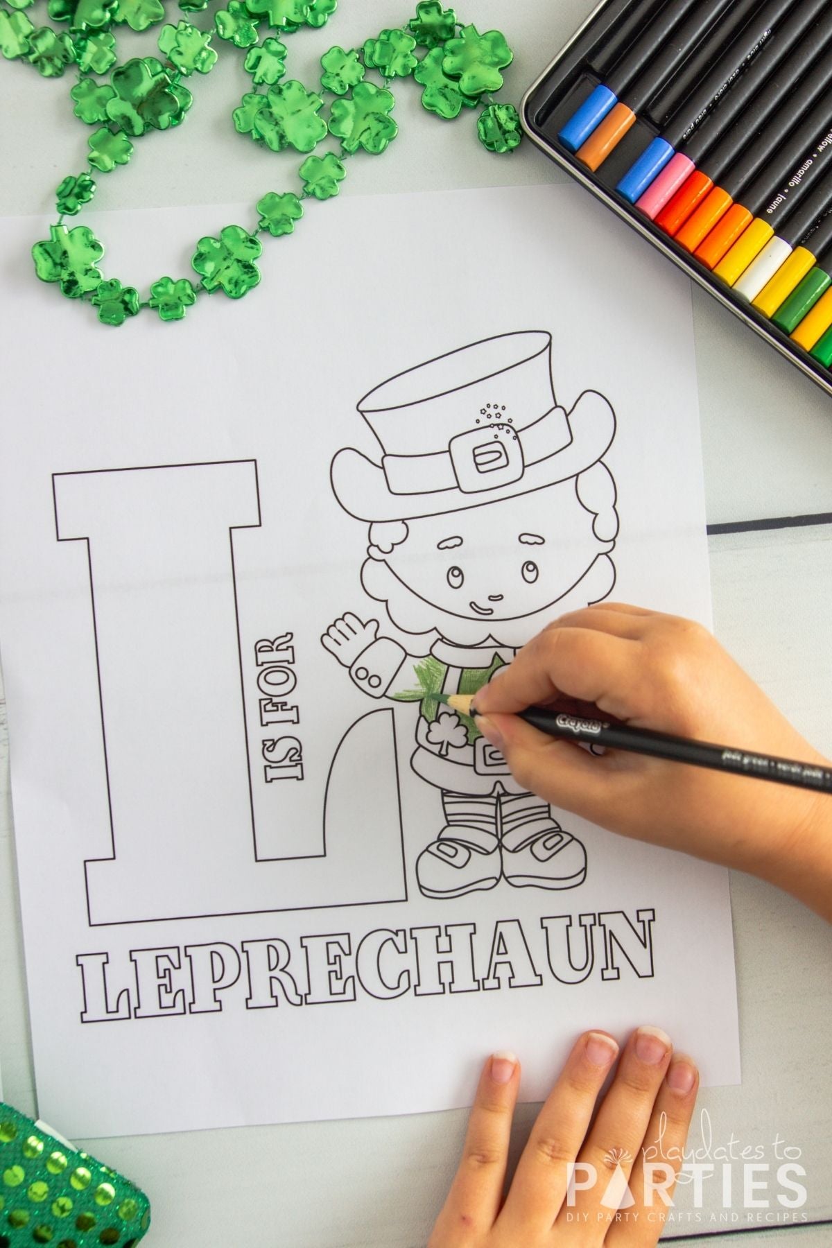 St patricks day coloring pages â playdates to parties