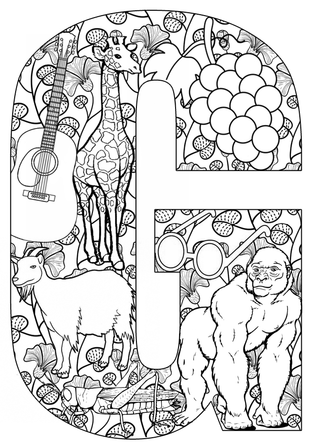 Printable letters abc coloring pages make learning the alphabet fun â