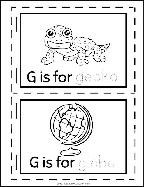 Letter g worksheets free printable