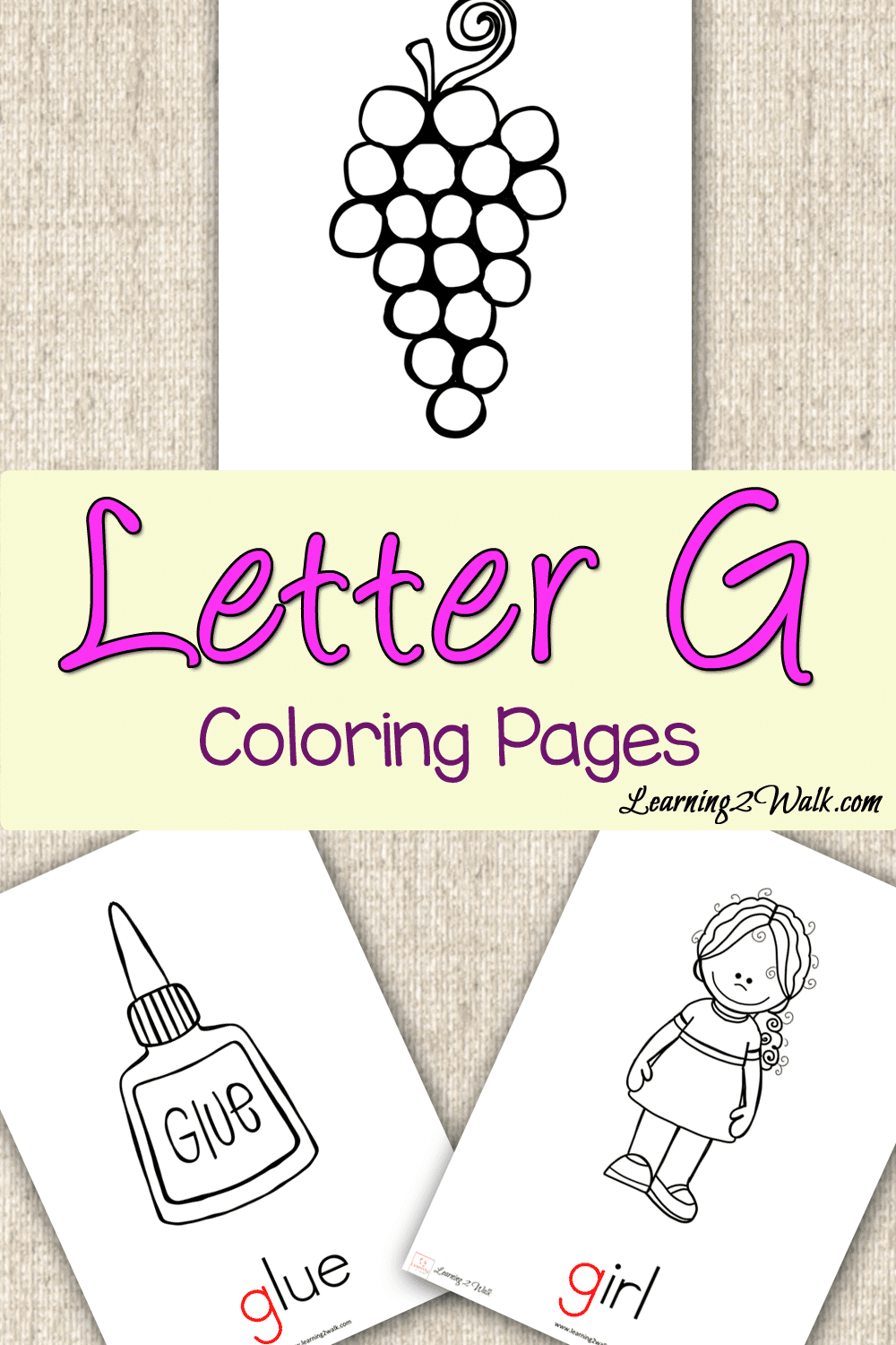 Preschool letter activities letter g coloring pages