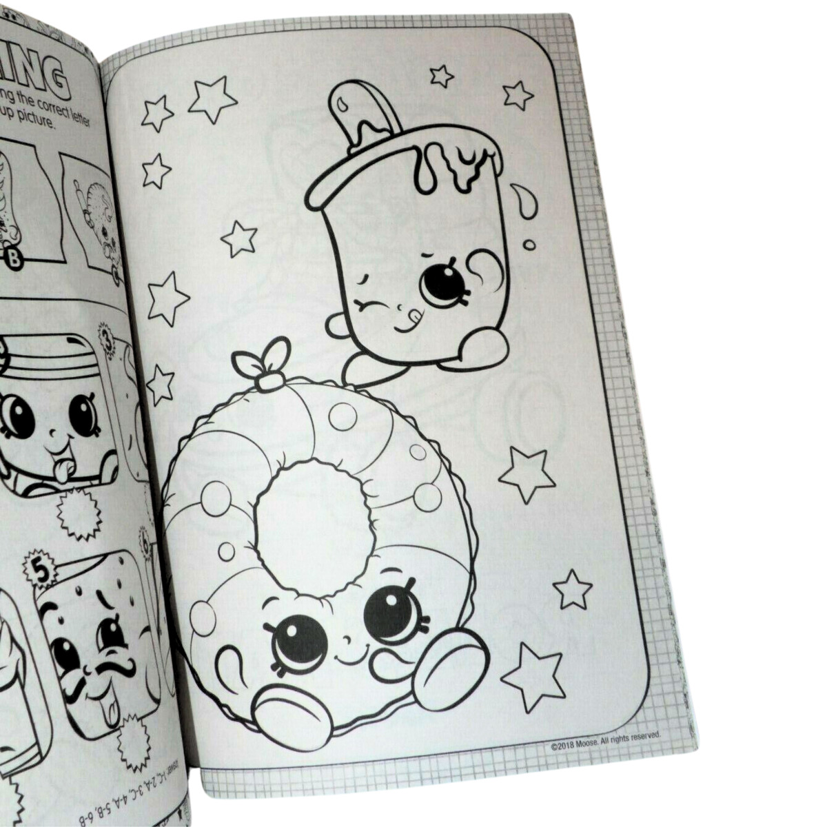 New shopkins jumbo coloring activity book