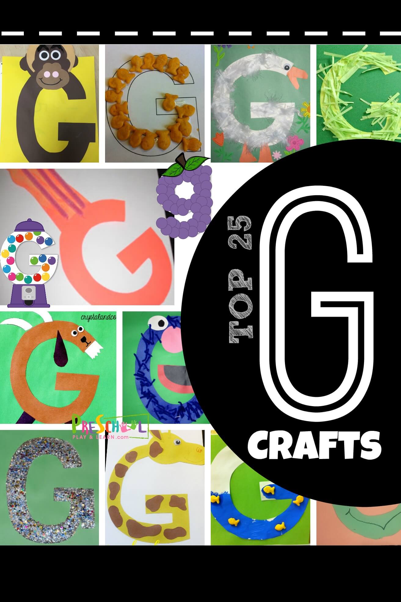 Top letter g crafts