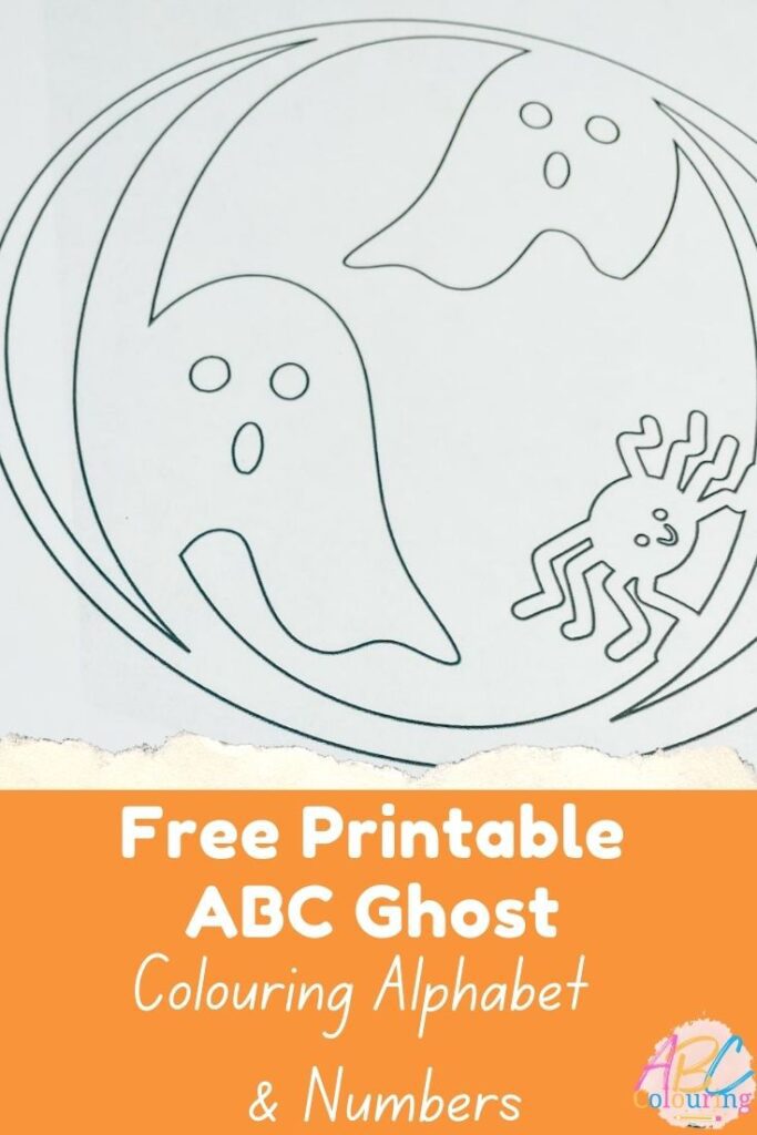 Free ghost colouring pages letters and numbers â extraordinary chaos