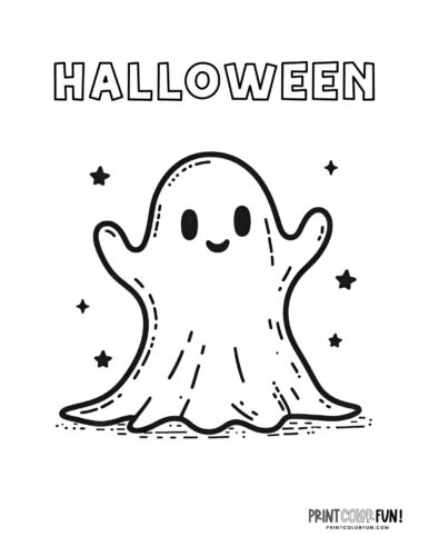 Boo these ghost coloring pages are your key to spook