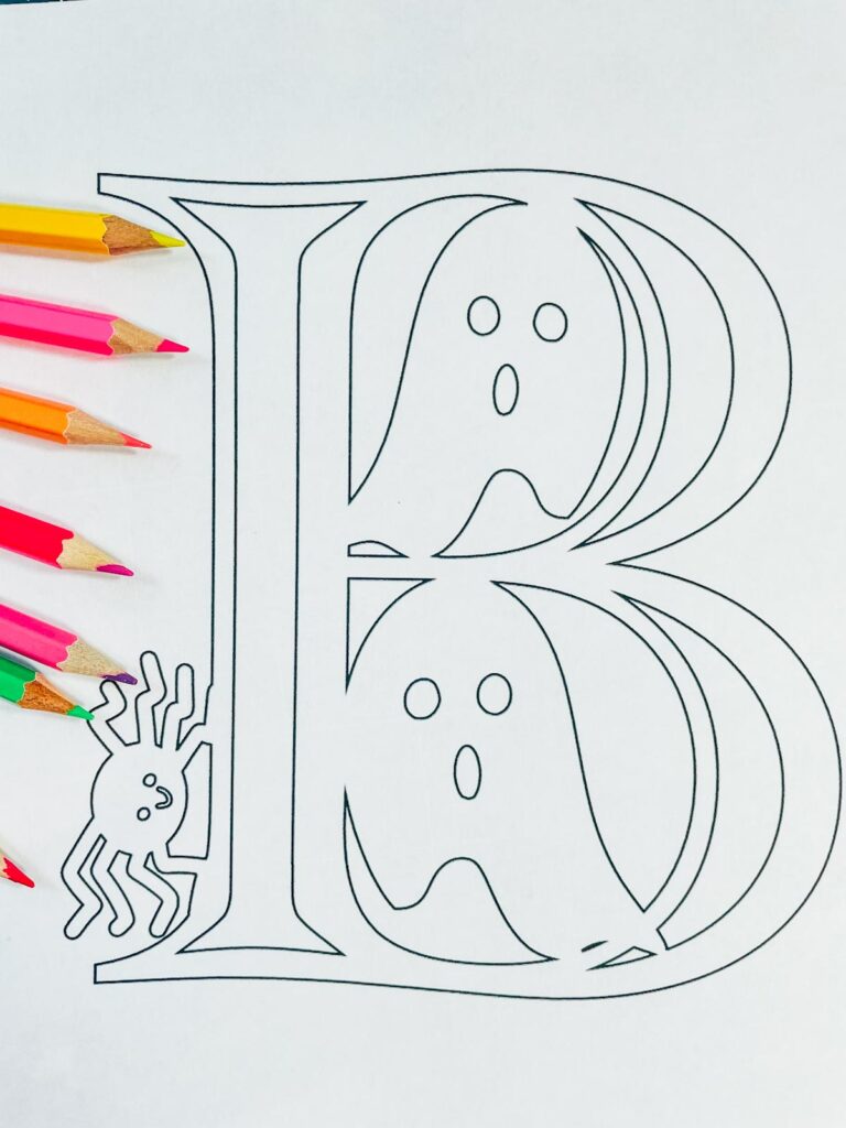 Free ghost colouring pages letters and numbers â extraordinary chaos