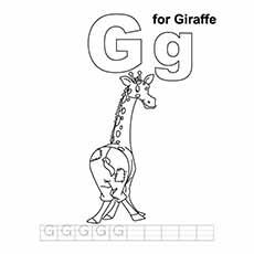 Top free printable letter g coloring pages online