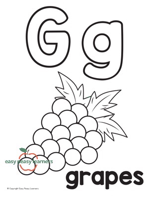 Alphabet coloring pages