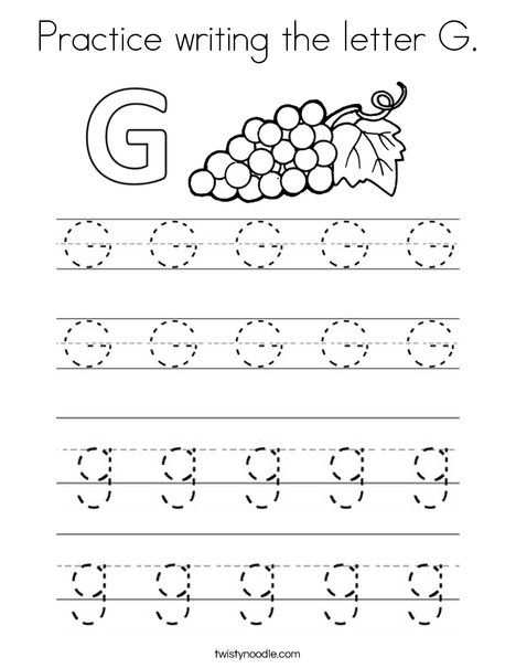 Practice writing the letter g coloring page letter g worksheets tracing worksheets preschool letter worksheets for preschool