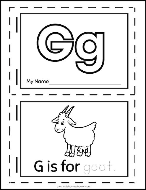 Letter g worksheets free printable