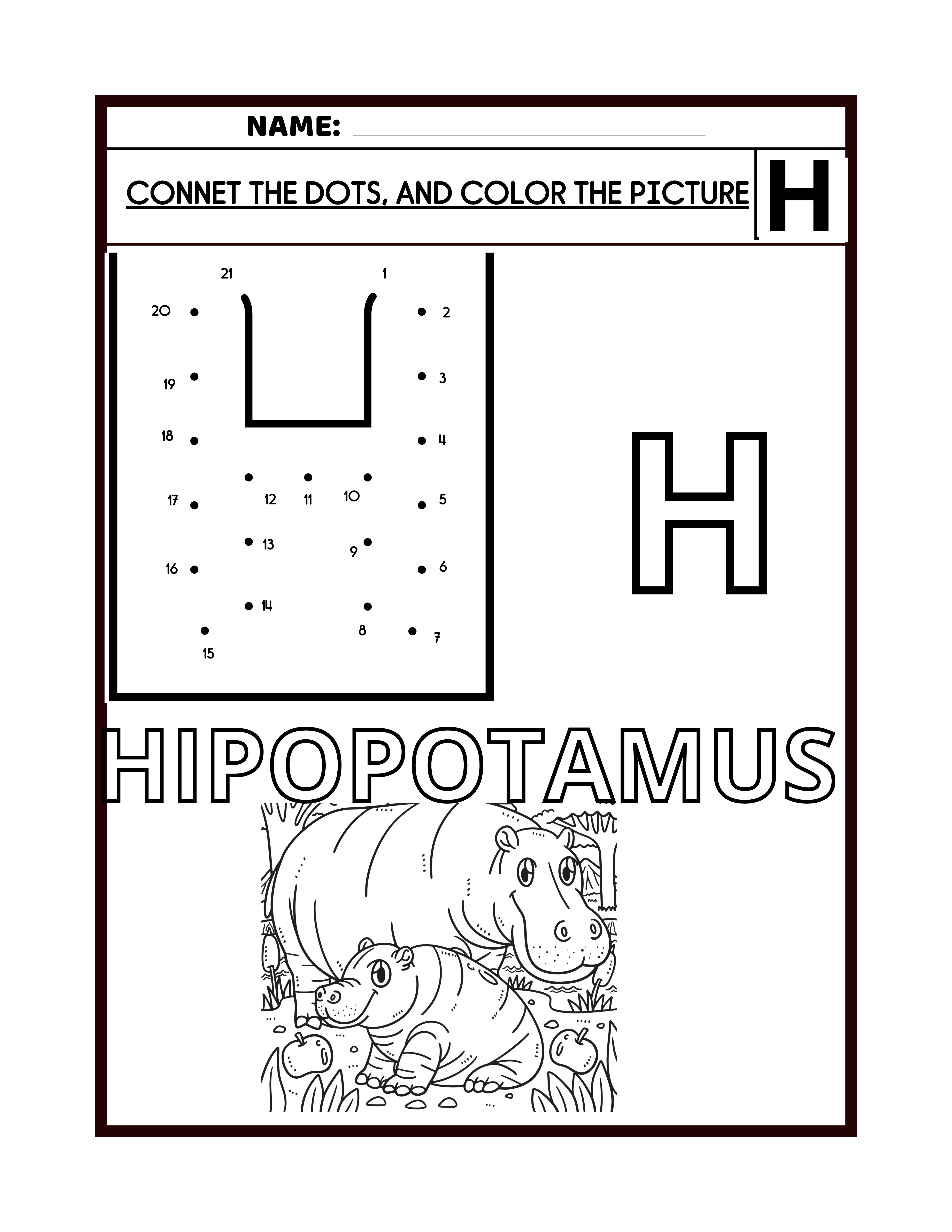 Abcd alphabet dot to dot tracing and coloring pages made by teachers
