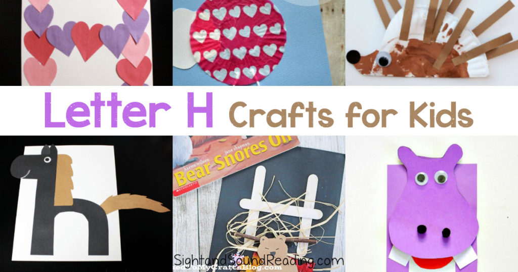 Free letter h crafts for preschool mrs karles sight and sound reading