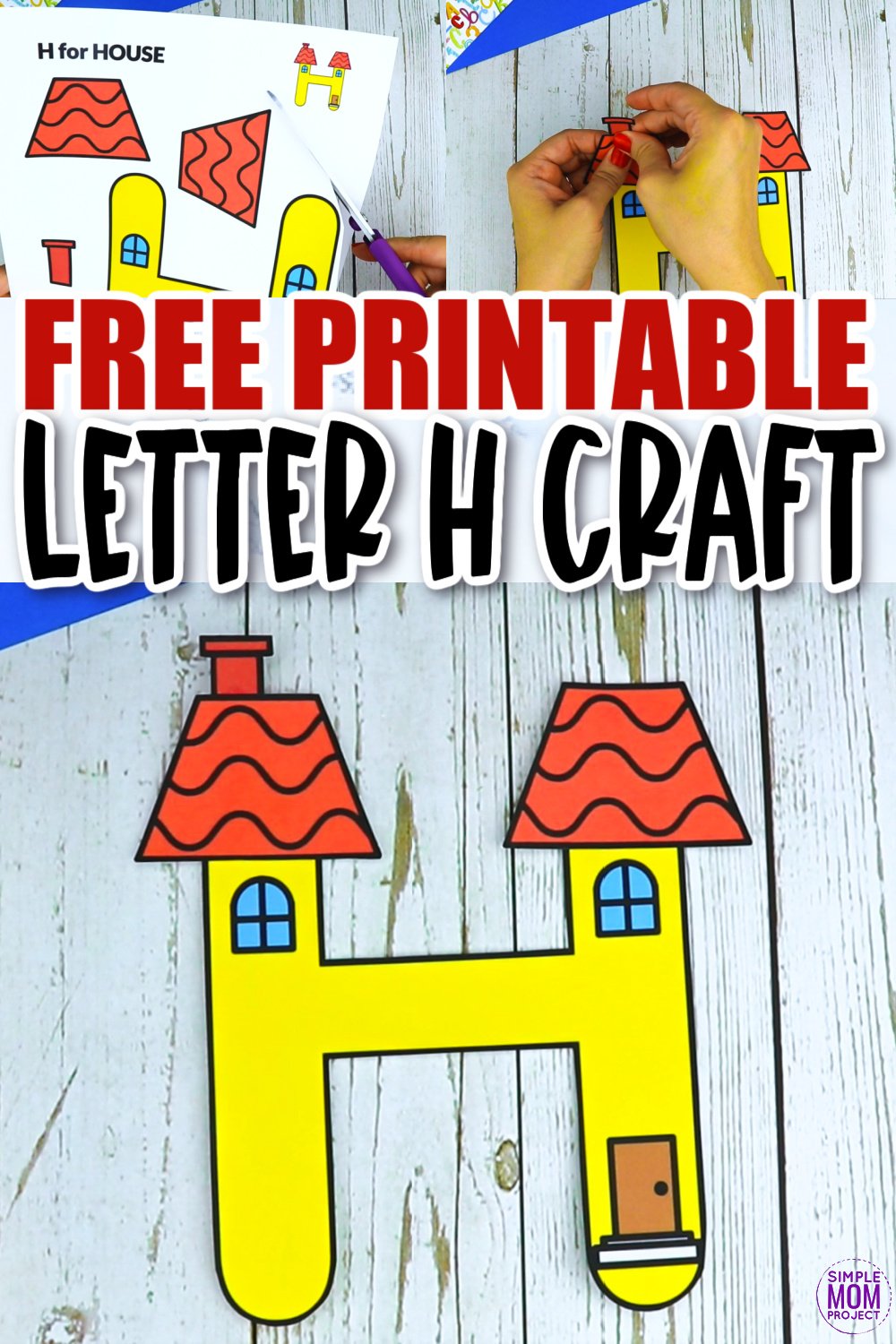 Free printable letter h craft template â simple mom project