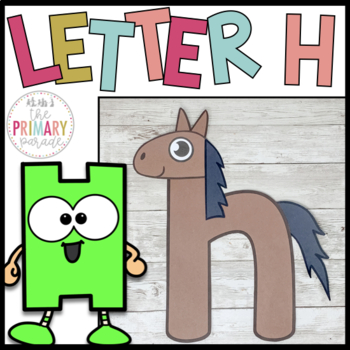 Letter h craft alphabet crafts lowercase letter craft horse craft