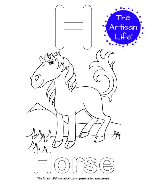 Free printable alphabet coloring pages no