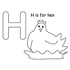 Top free printable letter h coloring pages online