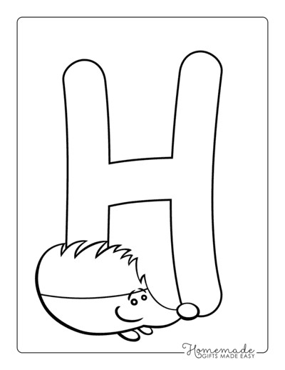 Free printable alphabet coloring pages for kids