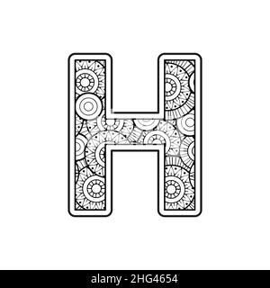 Letter h coloring pages hi