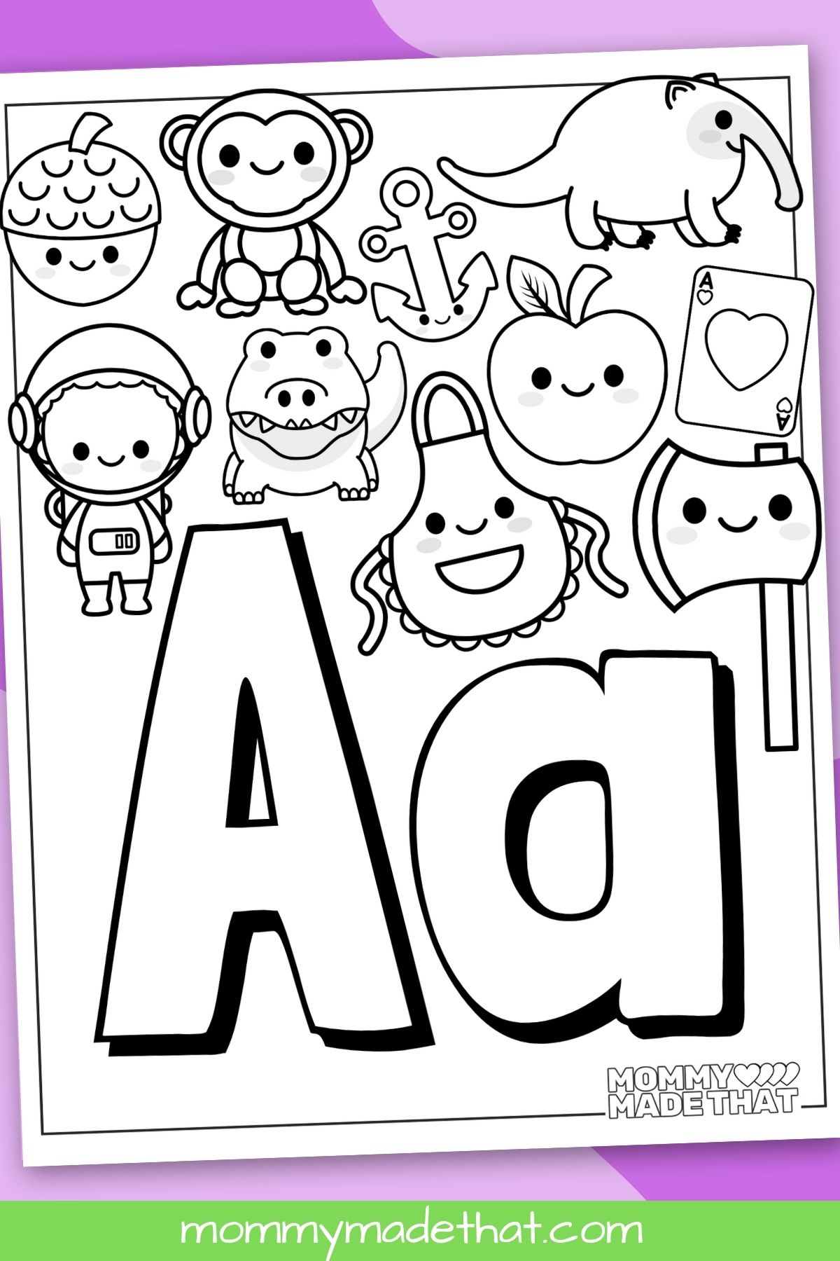 Letter a coloring pages tons of free printables