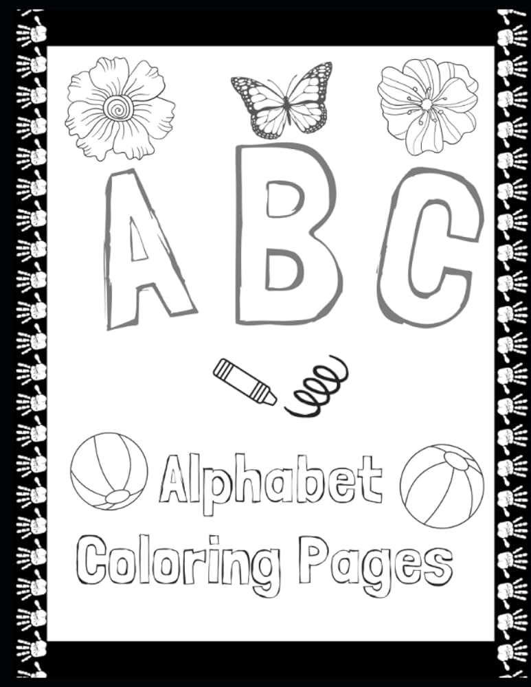 Abc alphabet coloring pages color