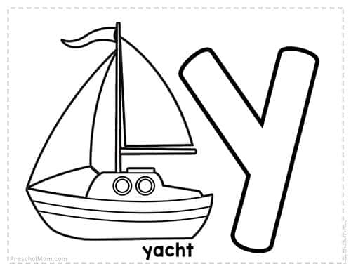 Alphabet coloring pages