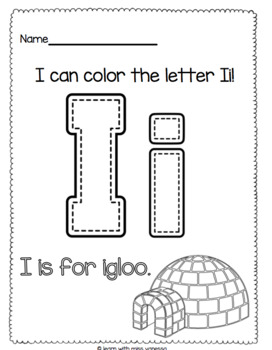 Preschool coloring pages