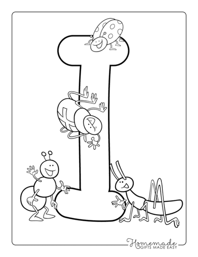 Free printable alphabet coloring pages for kids