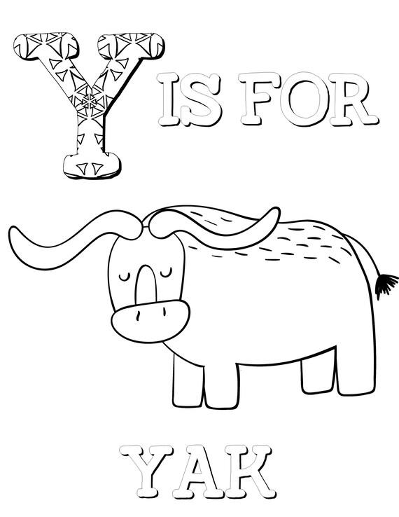 Animal alphabet coloring pages for kids abc coloring pages preschool coloring pages coloring book abc animal coloring book letters abc