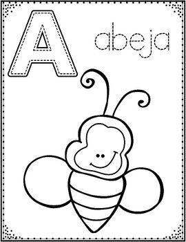 Spanish alphabet coloring pages letter of the week coloring posters alphabet coloring pages spanish alphabet alphabet coloring