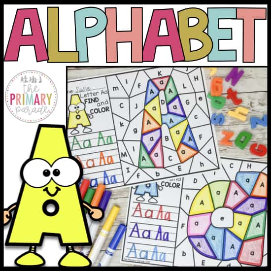 Alphabet coloring pages