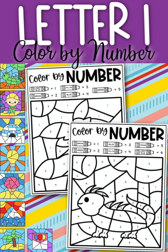 Letter i coloring pages for preschool