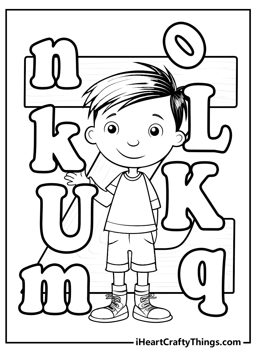 Alphabet coloring pages free printables