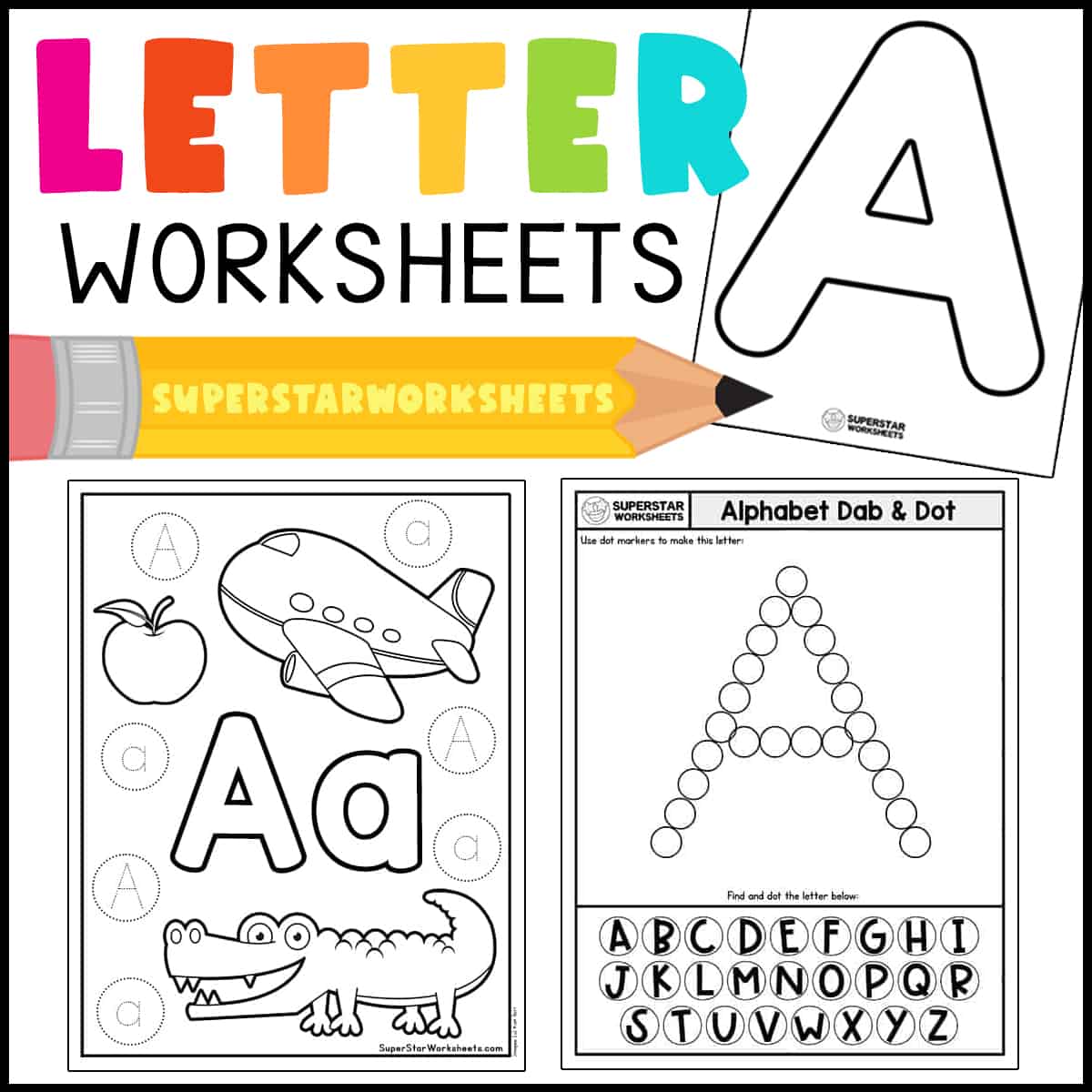 Alphabet worksheets