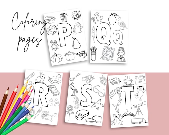 Coloring pages pdf abc worksheets printable letters coloring pages kids alphabet coloring sheets printable abc coloring pages digital