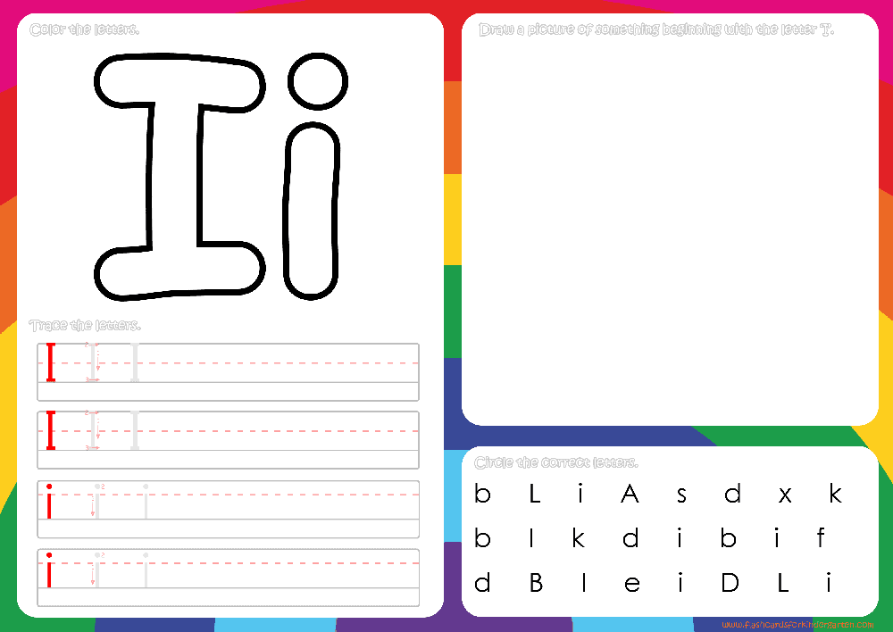 Alphabet coloring pages