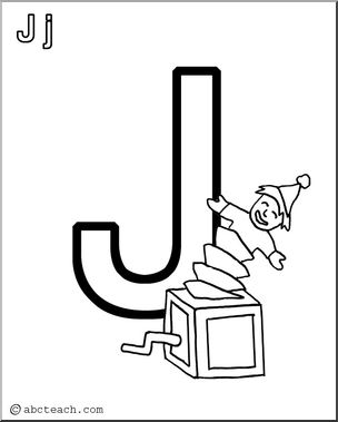 Coloring page alphabet