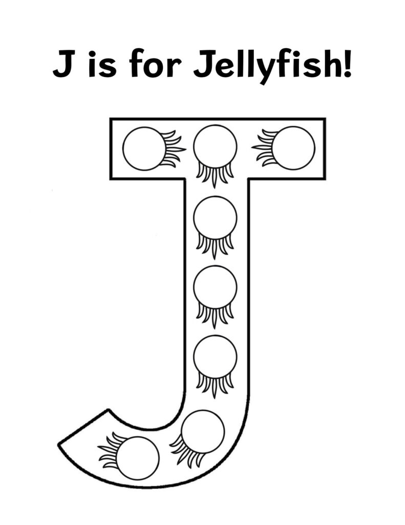 Free letter j worksheets for preschool â the hollydog blog
