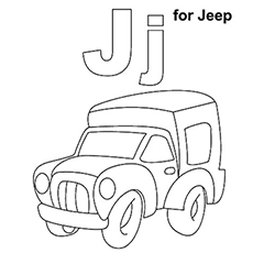 Top free printable letter j coloring pages online