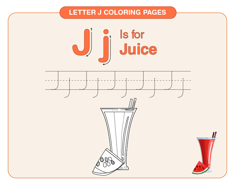 Letter j coloring pages download free printables for kids