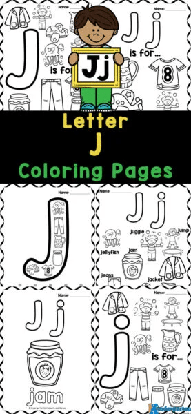 Letter j coloring pages free homeschool deals