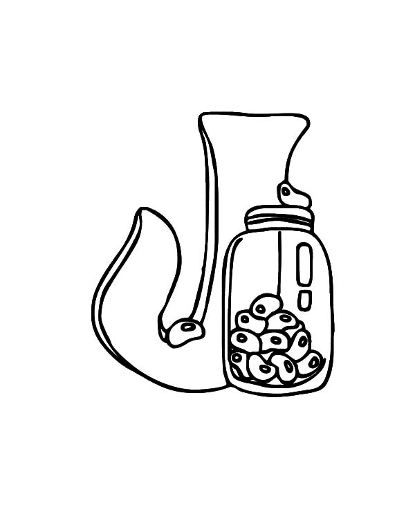 Letter j is jar coloring pages bulk color