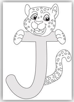 J is for jaguar craft and letter practice by crafting education