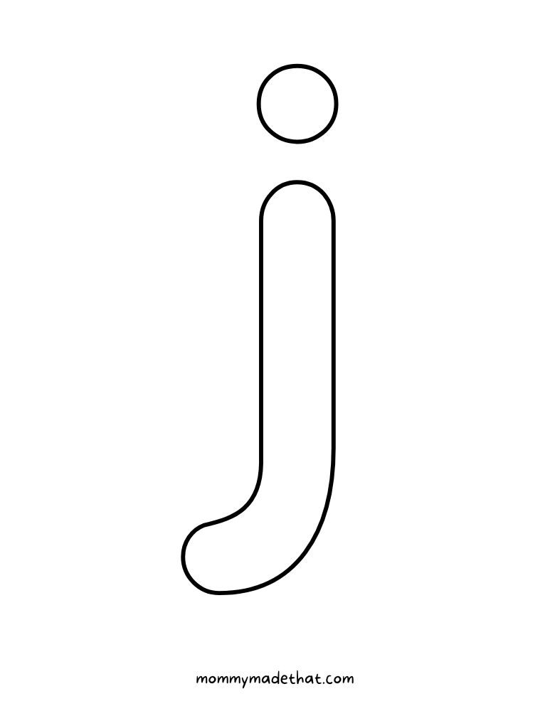 Printable letter j grab the free templates