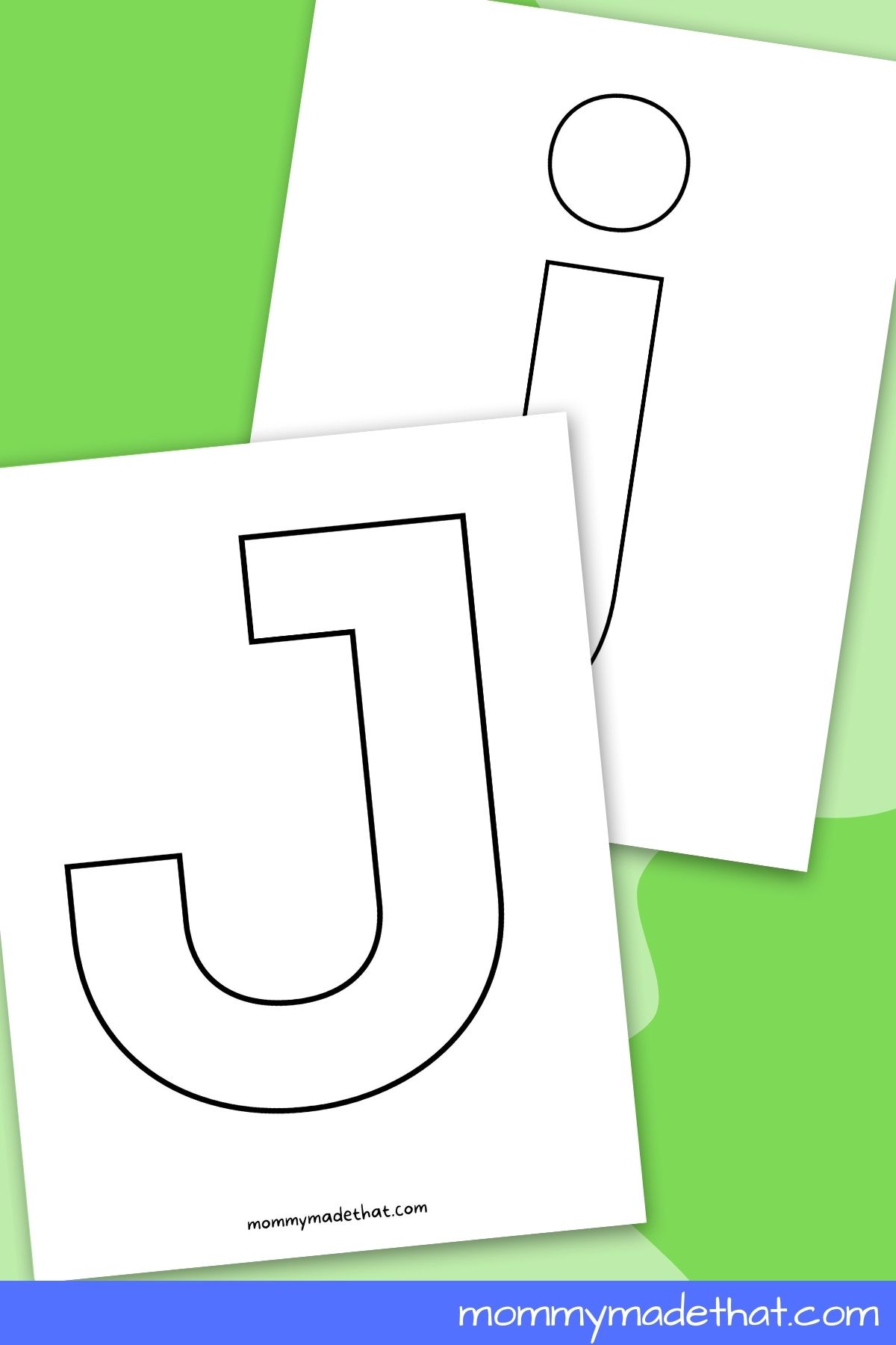 Printable letter j grab the free templates